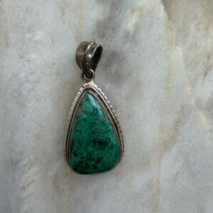 Elegant Green Stone Pendant